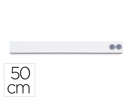 Barra magnetica maul standard longitud 50 cm color blanco con dos imanes incluidos