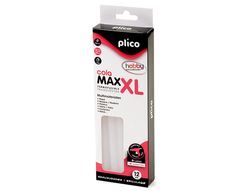 Barra termofusible plico cola max xl baja temperatura 11,5 mm de diametro x 200 mm de alto blister de 12 unidades