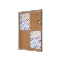 Basic.Vitrina Eco corcho visto 75 x 101 cm. 9 A4