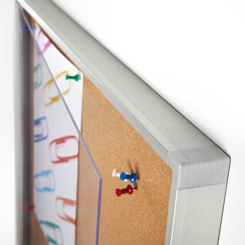 Basic.Vitrina Eco corcho visto 75 x 101 cm. 9 A4