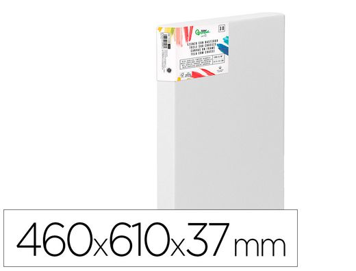 Bastidor 3d extragrueso liderpapel 12p grapado parte trasera algodon 100% 46x61 cm gramaje 380g/m2 certificado