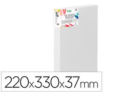 Bastidor 3d extragrueso liderpapel 4p grapado parte trasera algodon 100% 22x33 cm gramaje 380g/m2 certificado