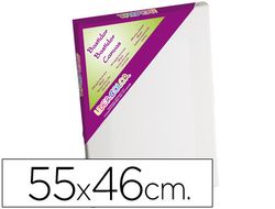Bastidor Lidercolor 10F Lienzo Grapado Lateral Algodon 100% Marco Pawlonia 1,8X3,8 cm Bordes Madera 55X46 Cm
