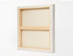 Bastidor liderpapel 1f lienzo grapado parte trasera algodon 100% bordes madera 15x15 cm gramaje 280g/m2 certificado