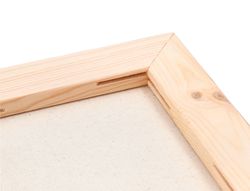 Bastidor liderpapel 1f lienzo grapado trasero algodon 100% 22x16 cm