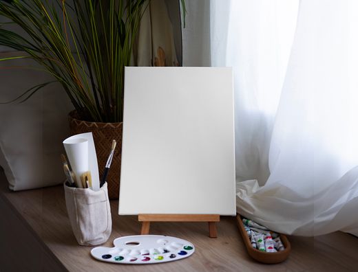 Bastidor liderpapel 1f lienzo grapado trasero algodon 100% 22x16 cm