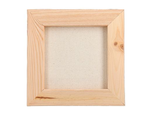 Bastidor liderpapel lienzo grapado trasero algodon 100% 12x12 cm