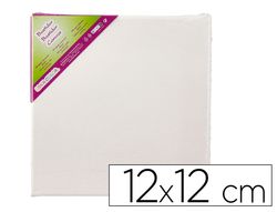 Bastidor liderpapel lienzo grapado trasero algodon 100% 12x12 cm
