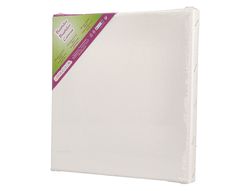 Bastidor liderpapel lienzo grapado trasero algodon 100% 12x12 cm