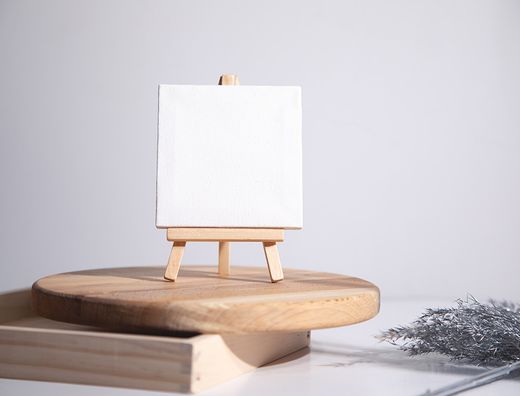 Bastidor liderpapel lienzo grapado trasero algodon 100% 12x12 cm