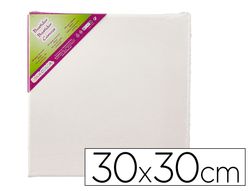 Bastidor liderpapel lienzo grapado trasero algodon 100% 30x30 cm
