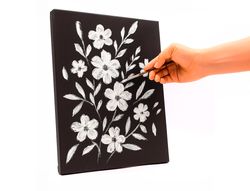 Bastidor negro liderpapel 6f lienzo grapado parte trasera algodon 100% 33x41 cm gramaje 320g/m2 certificado fsc