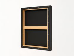 Bastidor negro liderpapel 6f lienzo grapado parte trasera algodon 100% 33x41 cm gramaje 320g/m2 certificado fsc