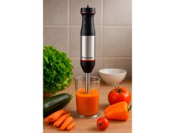 Batidora de mano blaupunkt 800w acero inoxidable control de velocidad boton turbo vaso 1l