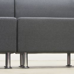 Be Soft Panel Auxiliar Trasero Para Sillon Central o Corner Gris 66x133x5 cm