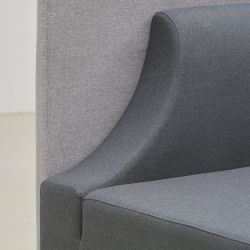 Be Soft Panel Auxiliar Trasero Para Sillon Lateral Derecho Gris 60x133x5 cm