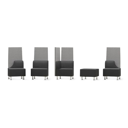 Be Soft Panel Auxiliar Trasero Para Sillon Lateral Derecho Naranja 60x133x5 cm