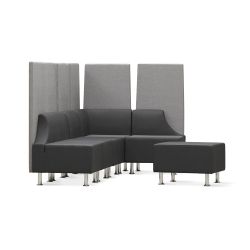 Be Soft Panel Auxiliar Trasero Para Sillon Lateral Derecho Naranja 60x133x5 cm