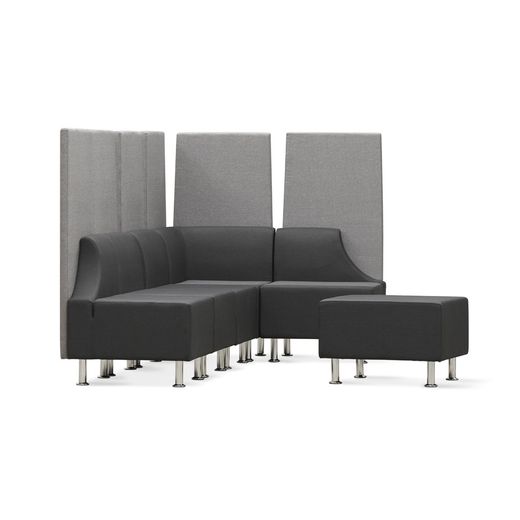 Be Soft Panel Auxiliar Trasero Para Sillon Lateral Derecho Naranja 60x133x5 cm