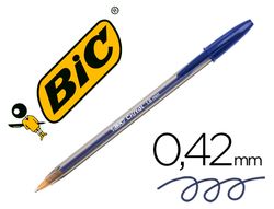 BIC Boligrafo Cristal Large Azul Trazo 0.6 mm.Diámetro de bola: 1.6 mm