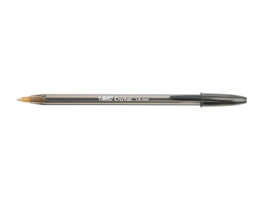 BIC Boligrafo Cristal Large Negro Trazo 0.6 mm.Diámetro de bola: 1.6 mm