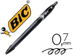 BIC Bolígrafo gel retráctil Gelocity negro. Punta 0,7 mm. 949873