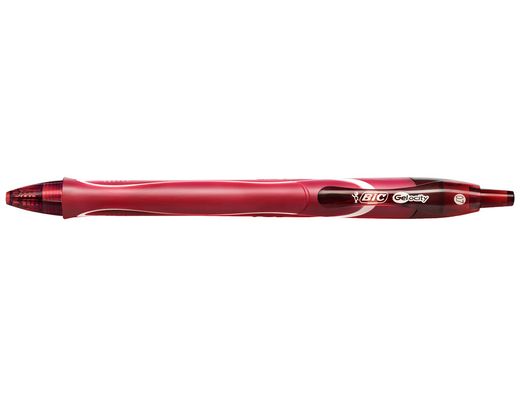 BIC Bolígrafo gel retráctil Gelocity rojo Punta 0,7 mm. 949874
