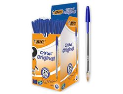 BIC Cristal Bolígrafo Azul punta media