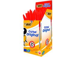 BIC Cristal Bolígrafo Rojo punta media