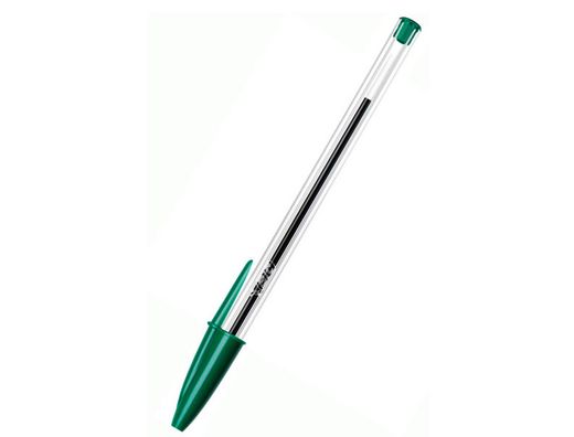BIC Cristal Bolígrafo Verde punta media