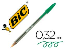 BIC Cristal Bolígrafo Verde punta media