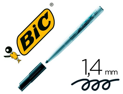 BIC VELLEDA Marcador pizarra blanca 1741 Trazo 1,5 mm Punta conica Negro 1199174109