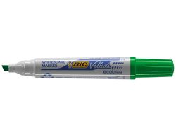 BIC VELLEDA Marcador pizarra blanca 1751 Trazo 3 - 5,5 mm Punta biselada Verde 904949