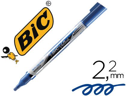 BIC VELLEDA POCKET Marcador pizarra Trazo 2 mm Punta conica Tinta liquida Azul 902087