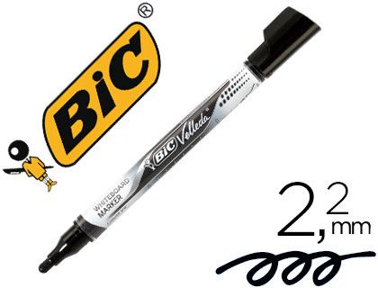 BIC VELLEDA POCKET Marcador pizarra Trazo 2 mm Punta conica Tinta liquida Negro 902088