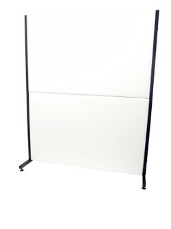 Biombo similpiel blanco