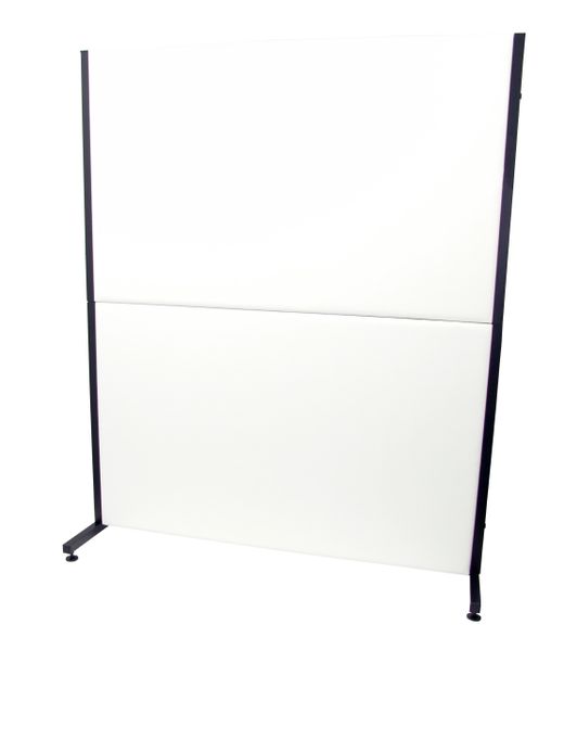 Biombo similpiel blanco