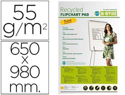Bloc congreso bi-office papel  reciclado 650x980 mm. (55 gr.)
