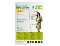 Bloc congreso bi-office papel reciclado 650x980 mm. (55 gr.)