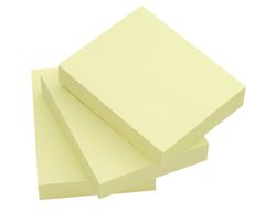 Bloc de Notas Adhesivas Quita y Pon Q-Connect 50X75 mm con 100 Hojas