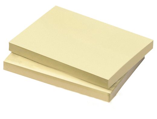 Bloc de Notas Adhesivas Quita y Pon Q-Connect 75X100 mm con 100 Hojas