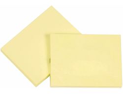 Bloc de Notas Adhesivas Quita y Pon Q-Connect 75X100 mm con 100 Hojas