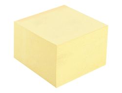 Bloc de Notas Adhesivas Quita y Pon Q-Connect 75X75 mm Amarillo con 400 Hojas