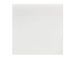 Bloc de notas adhesivas quita y pon q-connect 76x76 mm removible plastico translucido blanco 50 hojas