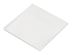 Bloc de notas adhesivas quita y pon q-connect 76x76 mm removible plastico translucido blanco 50 hojas