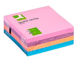 Bloc de Notas Adhesivas Quita y Pon Q-Connect con 320 Hojas