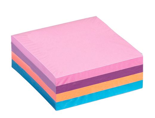 Bloc de Notas Adhesivas Quita y Pon Q-Connect con 320 Hojas