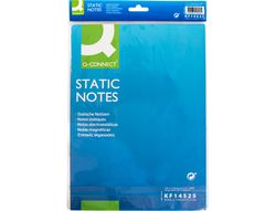 Bloc de notas magneticas quita y pon q-connect 210x297 mm 100 hojas 5 colores fluorescentes