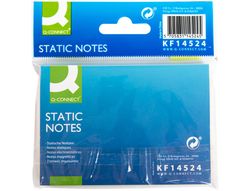 Bloc de notas magneticas quita y pon q-connect 70x100 mm 100 hojas 5 colores fluorescentes