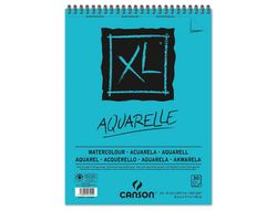Bloc Dibujo Acuarela Canson Xl Aquarelle Grano Fino Din A3 Microperforado Espiral 29,7X42 cm 30 Hojas 300 Gr